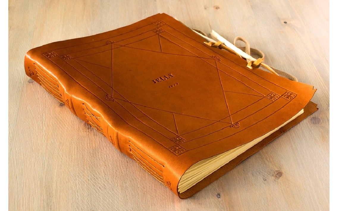 Álbum de fotografías personalizado en piel. Libro de firmas para boda, libro de invitados personalizado. Álbum recién nacido. Regalo de boda 1-1