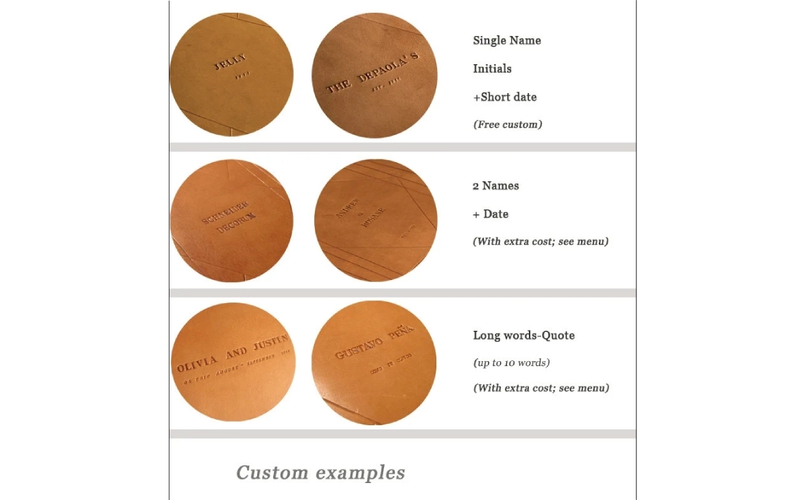 Álbum de fotografías personalizado en piel. Libro de firmas para boda, libro de invitados personalizado. Álbum recién nacido. Regalo de boda (3)