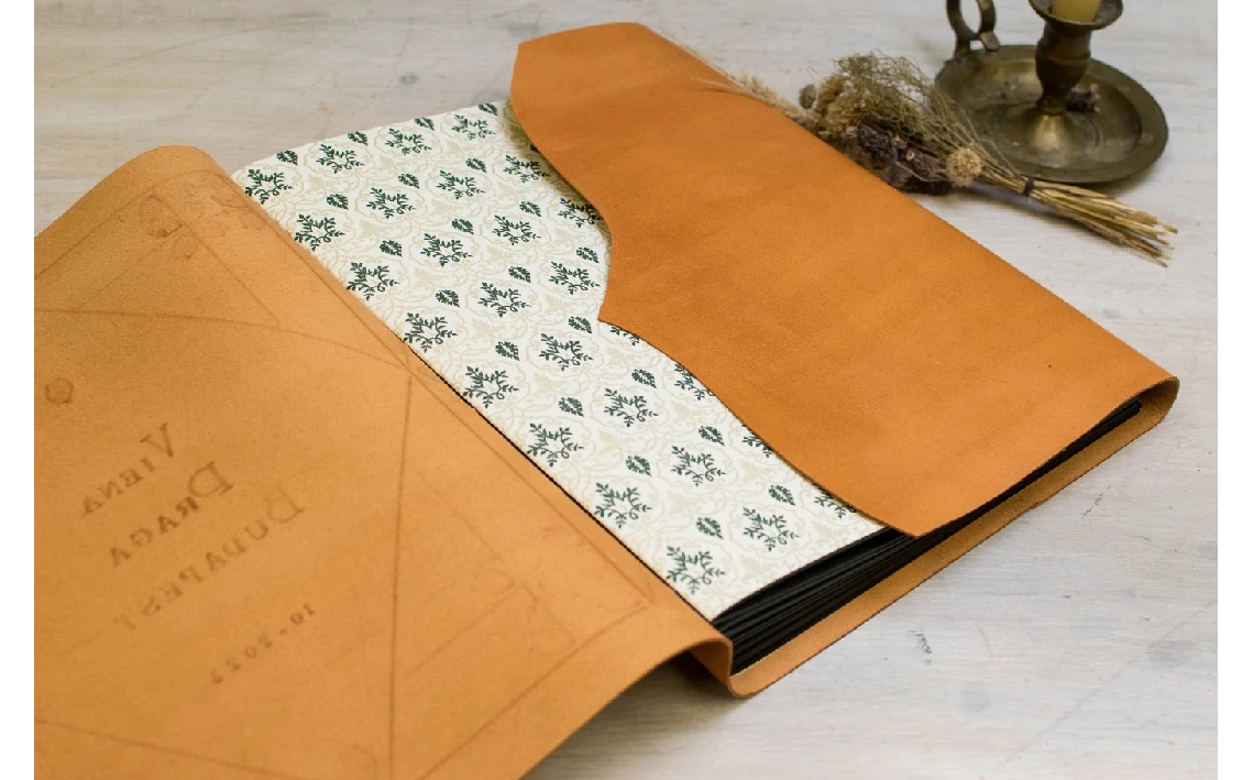 Álbum de fotos, en piel. Regalo para recién nacido, álbum de boda, libro de invitados, libro de firmas. Regalo de bautizo Regalo de boda (3)