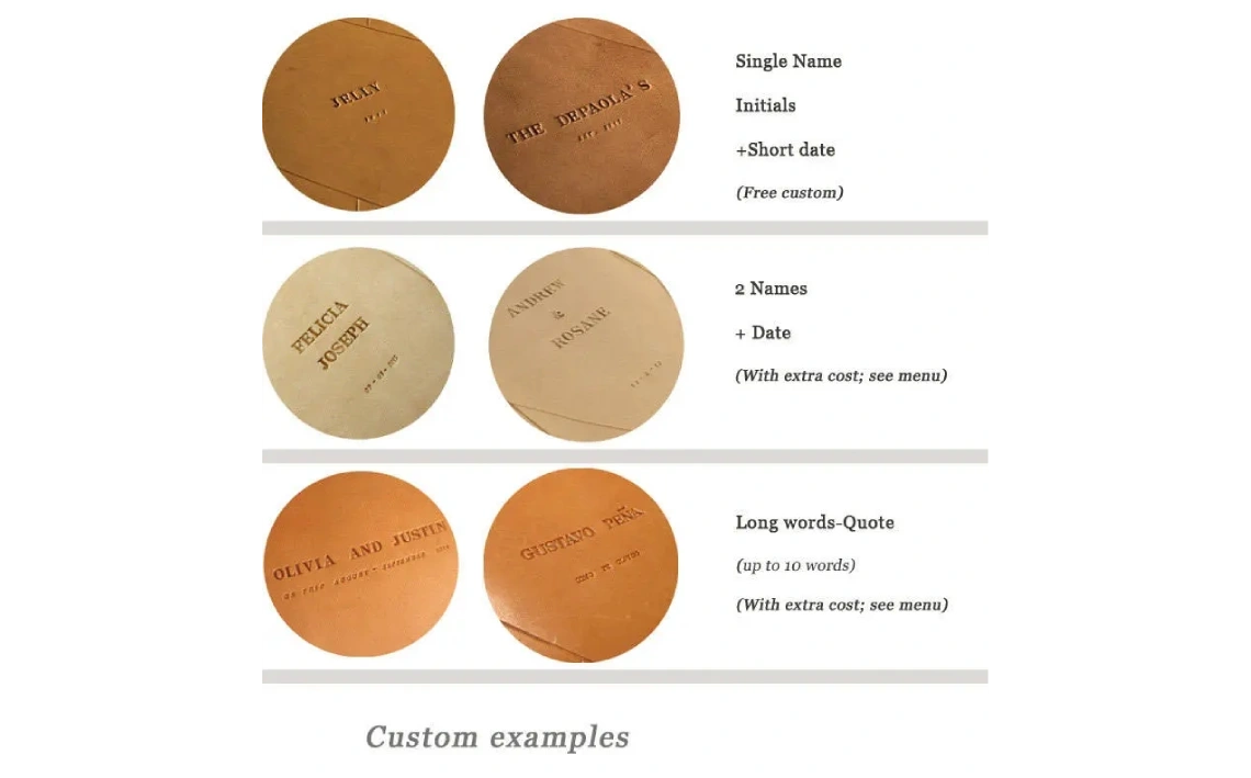 Álbum de fotos, en piel. Regalo para recién nacido, álbum de boda, libro de invitados, libro de firmas. Regalo de bautizo Regalo de boda