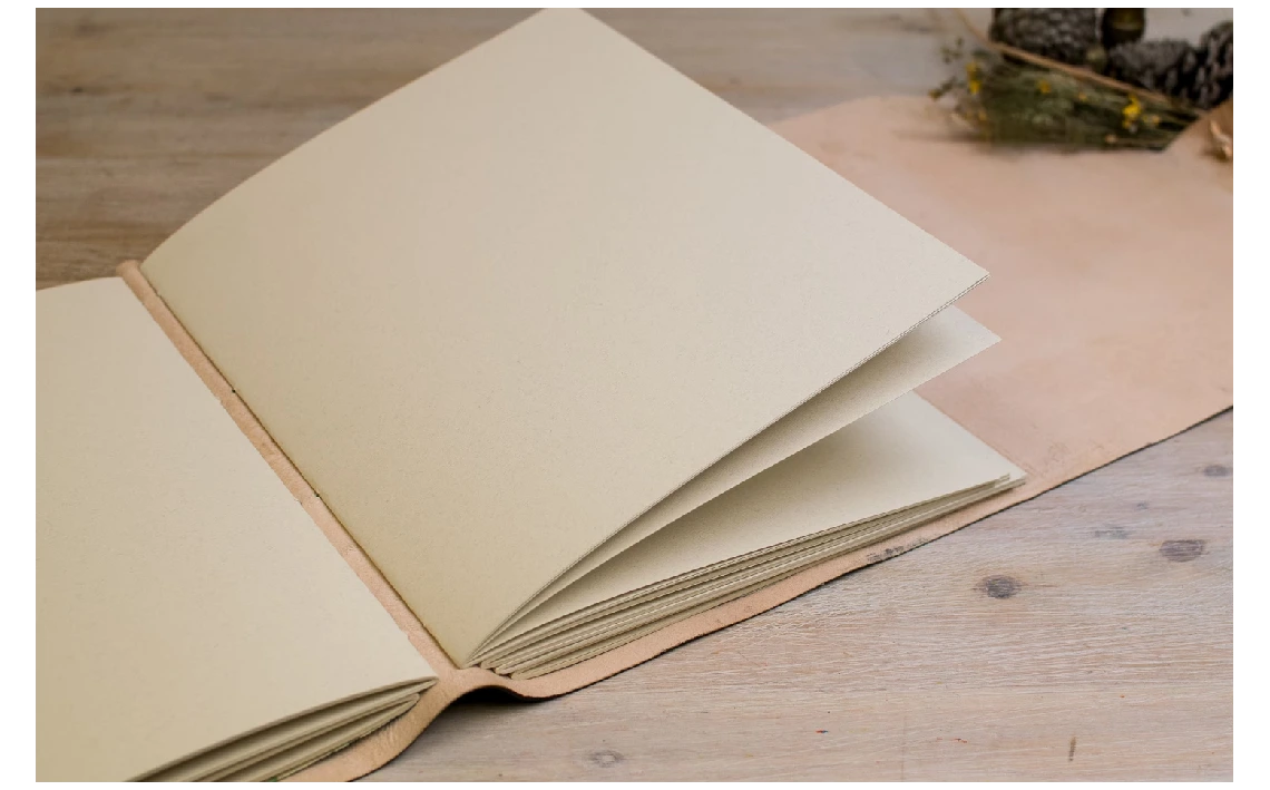 B4 Diario personalizado, arbol de la vida, cuaderno en piel verde bosque, Libro de invitados para boda, libro de firmas, libro de dibujo (8)