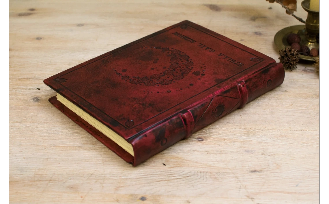 Cuaderno de dibujo, Libreta personalizada Lunas, Cuaderno de Bebe Recien Nacido, Libro de Firmas Boda Vintage, Cuaderno Unico, Luna Llena (3)