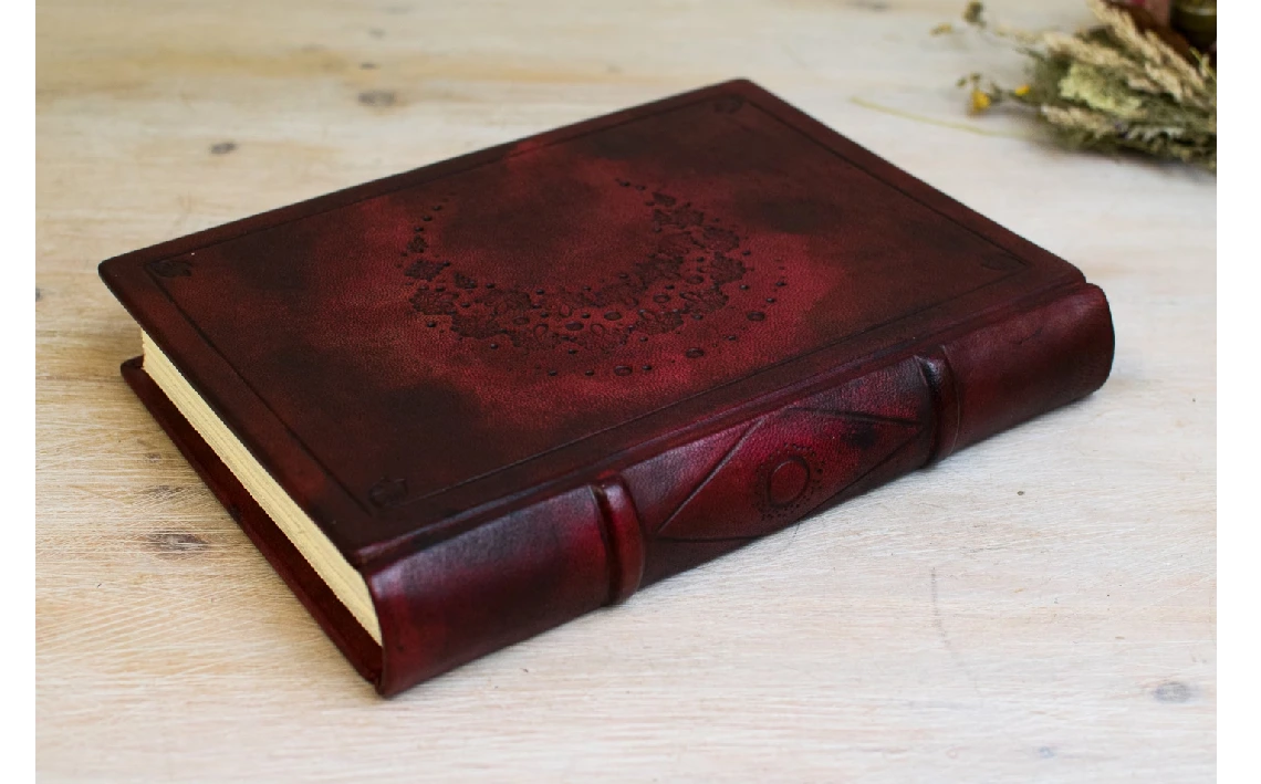 Cuaderno de dibujo, Libreta personalizada Lunas, Cuaderno de Bebe Recien Nacido, Libro de Firmas Boda Vintage, Cuaderno Unico, Luna Llena (9)