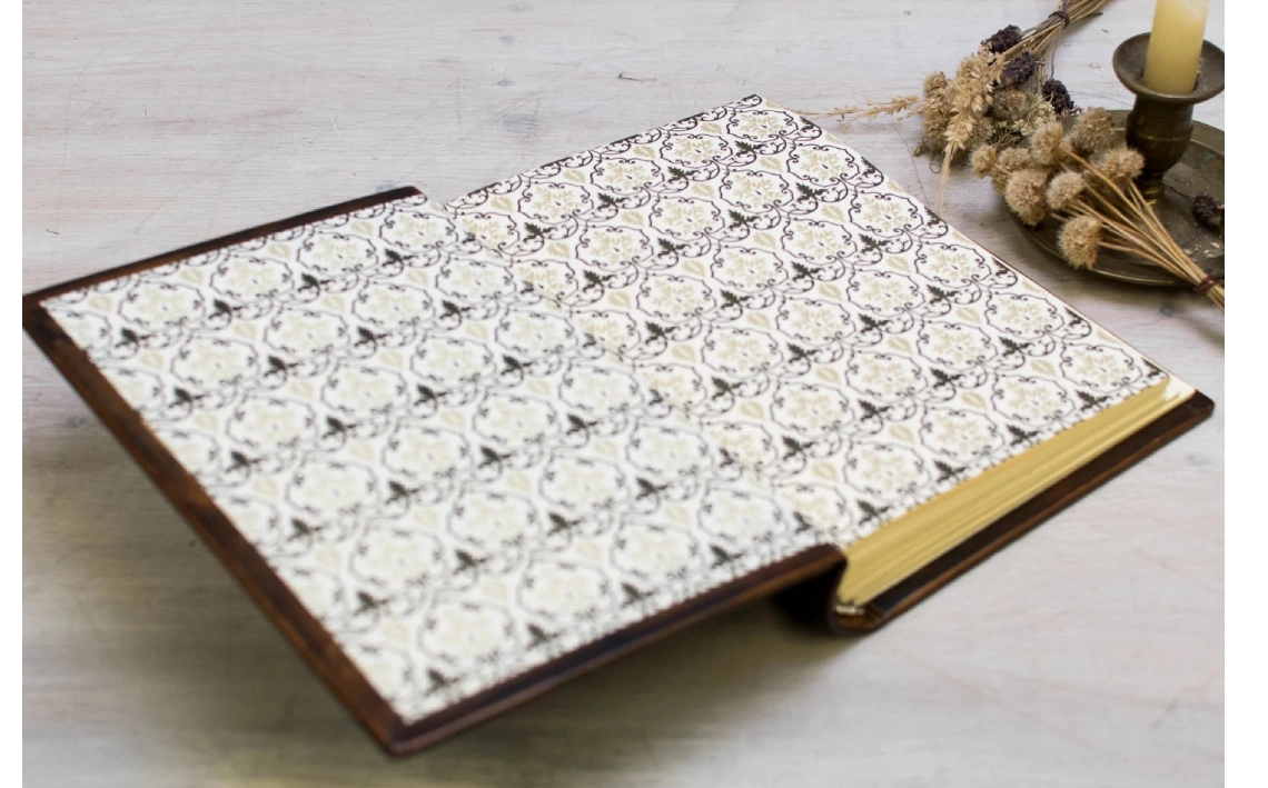 Diario de viajes en piel, libro Art Nouveau, libro de dibujo, cuaderno artesanal rojo, regalo de aniversario, regalo san valentín, A610