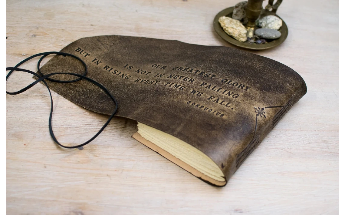 Diario personalizado en piel personalizado, cuaderno piel marron, cuaderno antiguo, diario personalizado, regalo personalizado, diario piel7