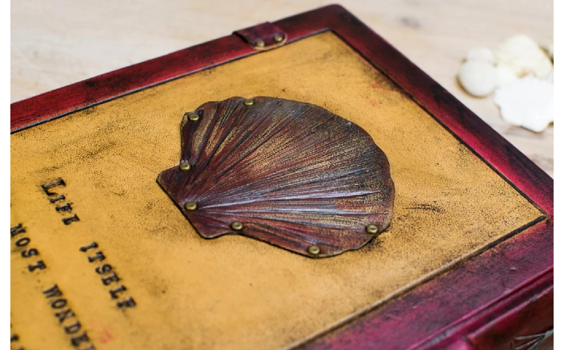 Libro en blanco La Sirenita, Cuaderno de fantasía, cuaderno de cuento, Regalo de aniversario, regalo para escritor, modernismo y art nouveau4