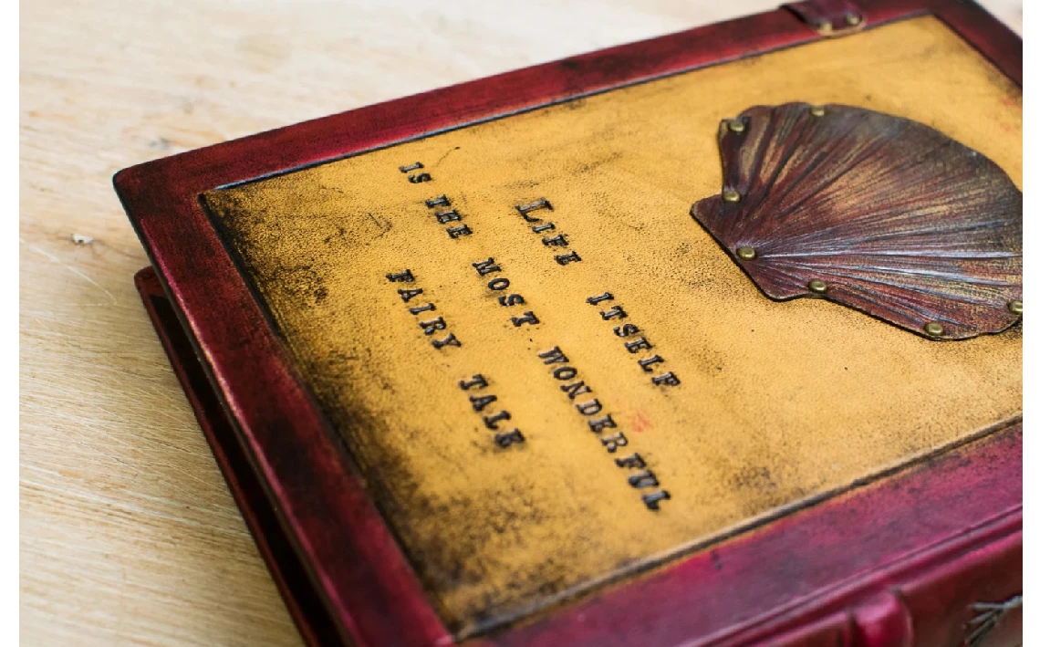 Libro en blanco La Sirenita, Cuaderno de fantasía, cuaderno de cuento, Regalo de aniversario, regalo para escritor, modernismo y art nouveau7